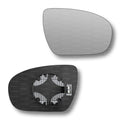 Replacement Wing Mirror Glass Right for Hyundai i20 2014-2020 Clip-On Driver Off side Heated Convex