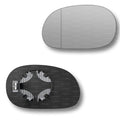 Replacement Wing Mirror Glass Left for Renault Laguna 1993-2001 Clip-On Passenger Near Side N/S Heated with Blind Spot