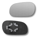 Replacement Wing Mirror Glass Left for Mitsubishi Carisma 1995-2006 Clip-On Passenger Near Side N/S Heated Convex