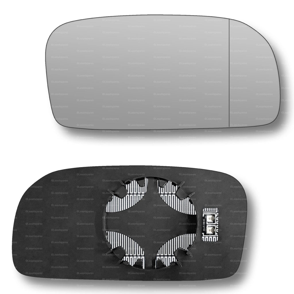 Replacement Wing Mirror Glass Right for Honda Civic 2001-2005 Clip-On Driver Off side Heated with Blind Spot