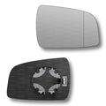 Replacement Wing Mirror Glass Right for Vauxhall Zafira 2009-2014 Clip-On Driver Off side Heated with Blind Spot