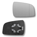Replacement Wing Mirror Glass Right for Vauxhall Zafira 2009-2014 Clip-On Driver Off side Heated with Blind Spot