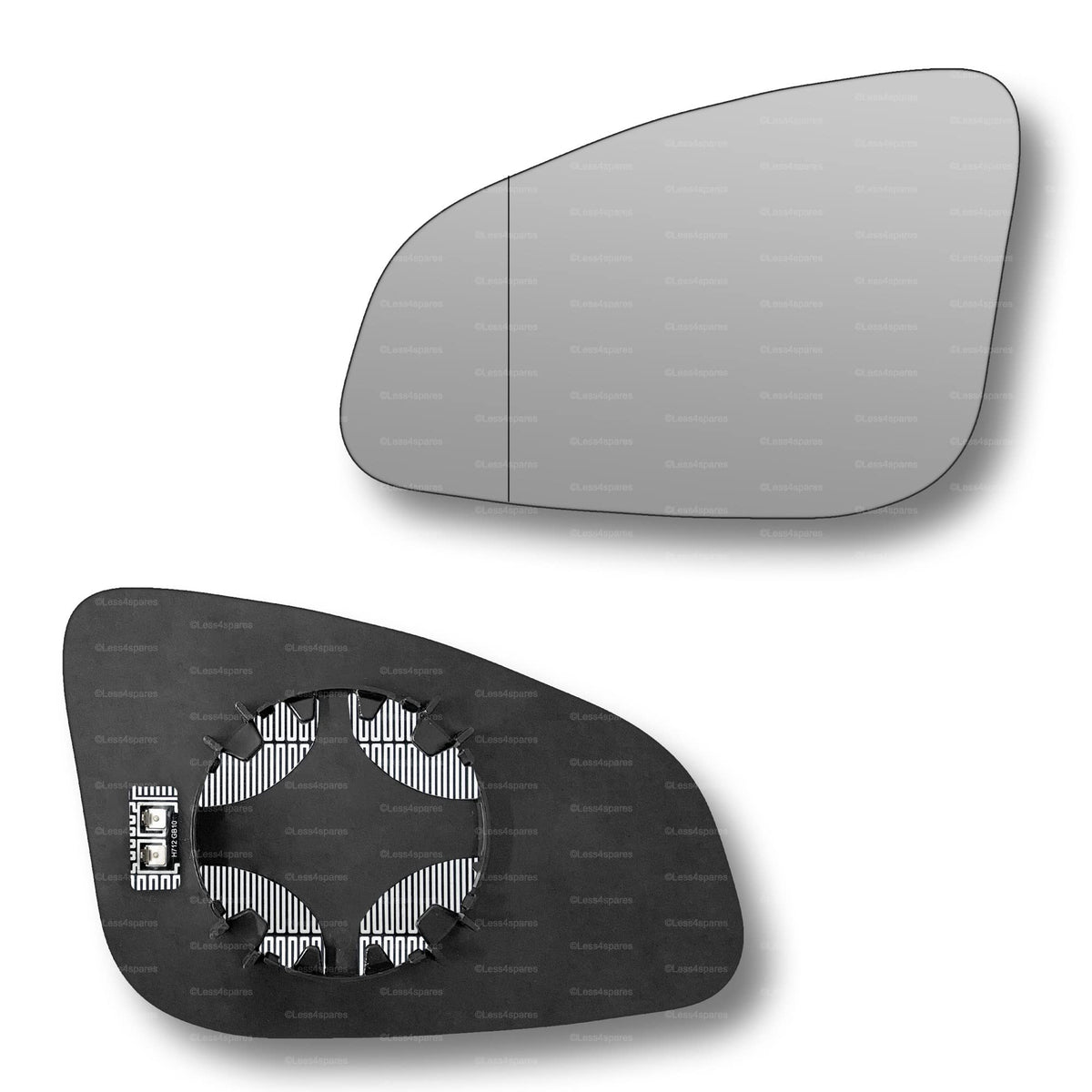 Replacement Wing Mirror Glass Left for BMW M3 2014-2018 Clip-On Passenger Near Side N/S Heated with Blind Spot