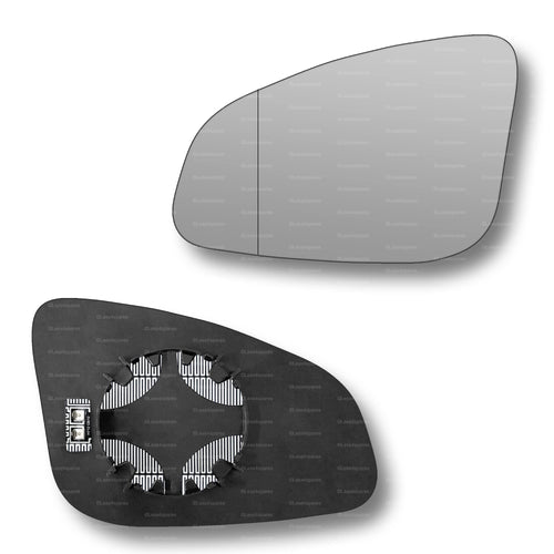 Replacement Wing Mirror Glass Left for BMW M3 2014-2018 Clip-On Passenger Near Side N/S Heated with Blind Spot