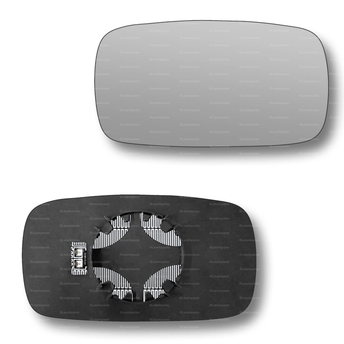 Replacement Wing Mirror Glass Left for Ford Mondeo 1996-2000 Clip-On Passenger Near Side N/S Heated Convex