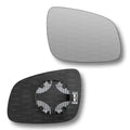 Replacement Wing Mirror Glass Right for Chevrolet Spark 2009-2015 Clip-On Driver Off side Heated Convex