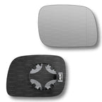 Replacement Wing Mirror Glass Right for VW Touareg 2002-2006 Clip-On Driver Off side Heated with Blind Spot