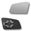 Replacement Wing Mirror Glass Left for Mercedes C-Class 2009-2014 Clip-On Passenger Near Side N/S Heated Convex