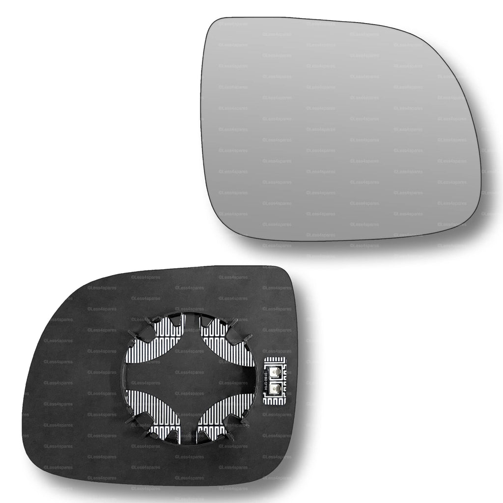 Replacement Wing Mirror Glass Left for Audi Q5 2008-2016 Clip-On Passenger Near Side N/S Heated Convex