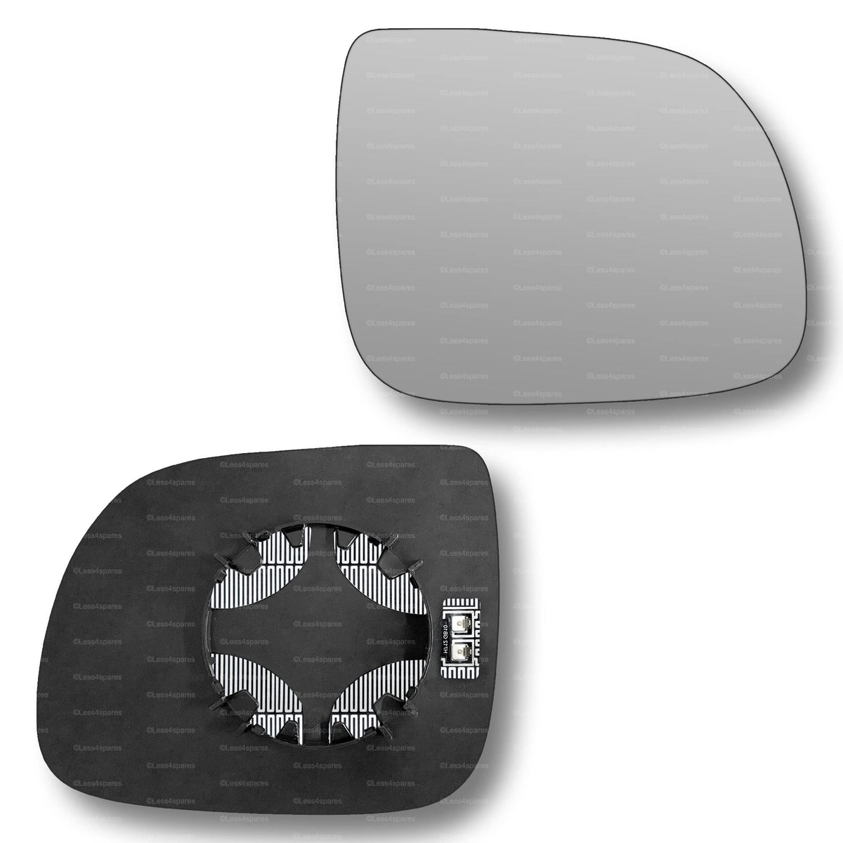 Replacement Wing Mirror Glass Left for Audi Q5 2008-2016 Clip-On Passenger Near Side N/S Heated Convex