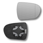 Replacement Wing Mirror Glass Right for Hyundai i40 2012-2020 Clip-On Driver Off side Heated with Blind Spot
