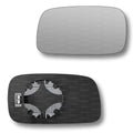 Replacement Wing Mirror Glass Left for VW Caddy 1995-2004 Clip-On Passenger Near Side N/S Heated Convex