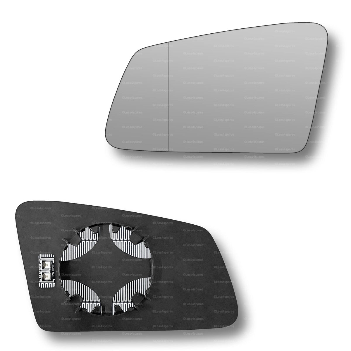 Replacement Wing Mirror Glass Left for Mercedes GLA-Class 2013-2020 Clip-On Passenger Near Side N/S Heated with Blind Spot