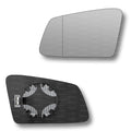 Replacement Wing Mirror Glass Left for Mercedes CLA-Class 2013-2019 Clip-On Passenger Near Side N/S Heated with Blind Spot
