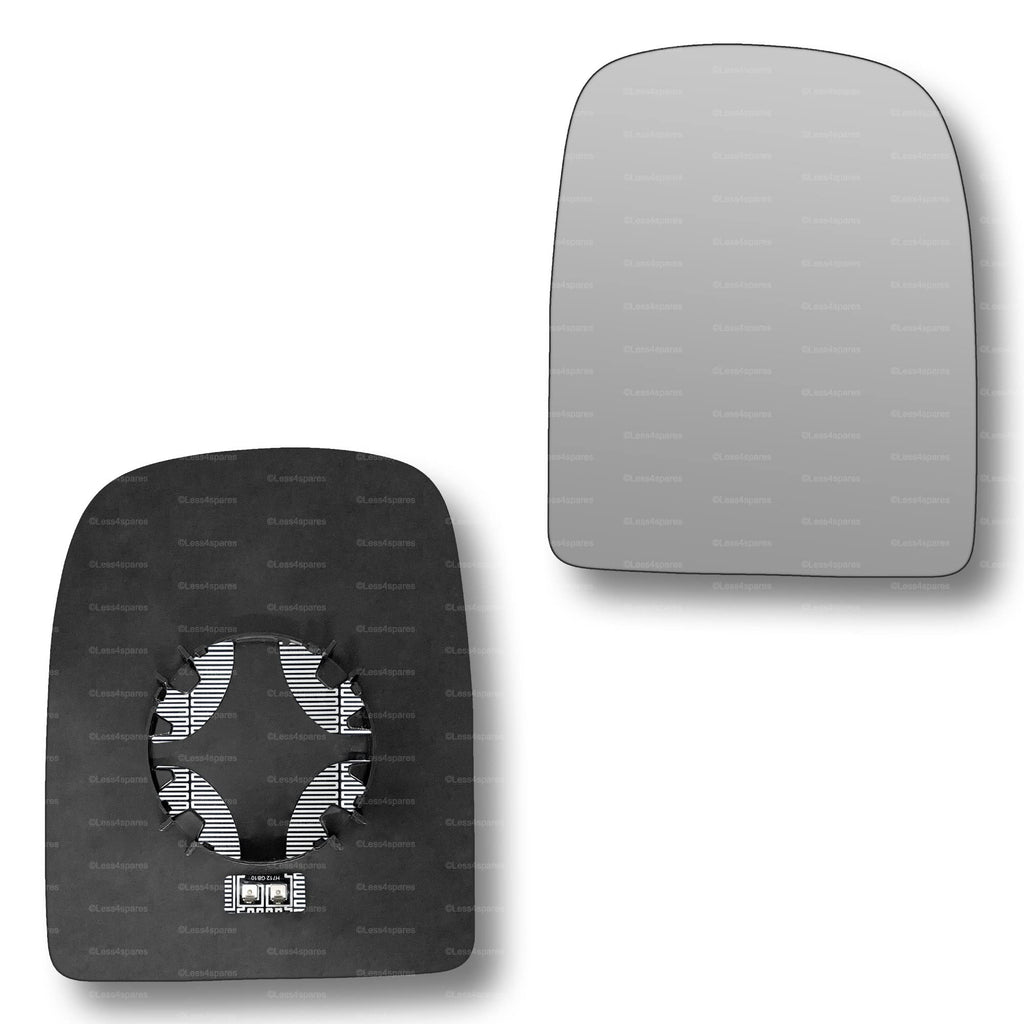 Replacement Wing Mirror Glass Right for Iveco Daily 2006-2014 Clip-On Driver Off side Heated Convex