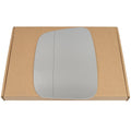 Wing Mirror Glass Left for Peugeot Bipper (also Bipper Tepee) 2008-2017 Stick-On Passenger Near Side with Blind Spot