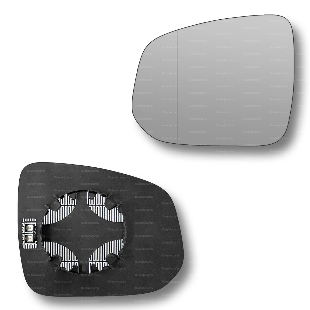 Replacement Wing Mirror Glass Left for Volvo XC90 2015-2022 Clip-On Passenger Near Side N/S Heated with Blind Spot