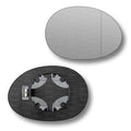 Replacement Wing Mirror Glass Right for Mini Hatchback 2014-2022 Clip-On Driver Off side Heated with Blind Spot