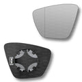 Replacement Wing Mirror Glass Left for Skoda Kodiaq 2017-2022 Clip-On Passenger Near Side N/S Heated with Blind Spot