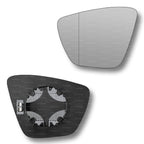 Replacement Wing Mirror Glass Left for Skoda Kodiaq 2017-2022 Clip-On Passenger Near Side N/S Heated with Blind Spot