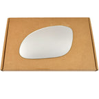 Wing Mirror Glass Left for Vauxhall Vectra 1999-2002 Stick-On Passenger Near Side Convex