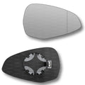 Replacement Wing Mirror Glass Right for Audi A4 2015-2022 Clip-On Driver Off side Heated with Blind Spot