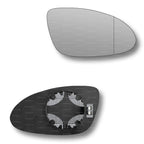 Replacement Wing Mirror Glass Right for Mercedes CLS 2004-2008 Clip-On Driver Off side Heated with Blind Spot