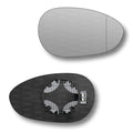 Replacement Wing Mirror Glass Right for Alfa Romeo 4C 2013-2021 Clip-On Driver Off side Heated with Blind Spot