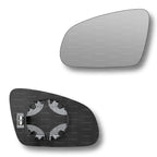Replacement Wing Mirror Glass Left for Hyundai Kona 2017-2022 Clip-On Passenger Near Side N/S Heated Convex