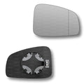 Replacement Wing Mirror Glass Right for Renault Laguna 2007-2015 Clip-On Driver Off side Heated with Blind Spot