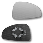 Replacement Wing Mirror Glass Right for Audi TT 2006-2014 Clip-On Driver Off side Heated with Blind Spot