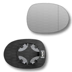 Replacement Wing Mirror Glass Right for Honda Civic 2006-2011 Clip-On Driver Off side Heated with Blind Spot