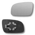 Replacement Wing Mirror Glass Left for VW Polo 2000-2002 Clip-On Passenger Near Side N/S Heated Convex
