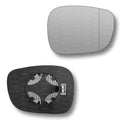 Replacement Wing Mirror Glass Right for BMW X1 2009-2012 Clip-On Driver Off side Heated with Blind Spot