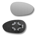 Replacement Wing Mirror Glass Right for Fiat Linea 2007-2018 Clip-On Driver Off side Heated Convex