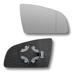 Replacement Wing Mirror Glass Right for Audi A4 2001-2008 Clip-On Driver Off side Heated with Blind Spot