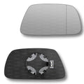Replacement Wing Mirror Glass Right for Jeep Grand Cherokee 2005-2009 Clip-On Driver Off side Heated with Blind Spot