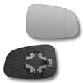 Replacement Wing Mirror Glass Right for Jaguar XE 2015-2022 Clip-On Driver Off side Heated with Blind Spot