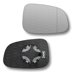 Replacement Wing Mirror Glass Right for Jaguar XE 2015-2022 Clip-On Driver Off side Heated with Blind Spot