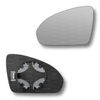 Replacement Wing Mirror Glass Left for Smart Fortwo 2007-2014 Clip-On Passenger Near Side N/S Heated Convex