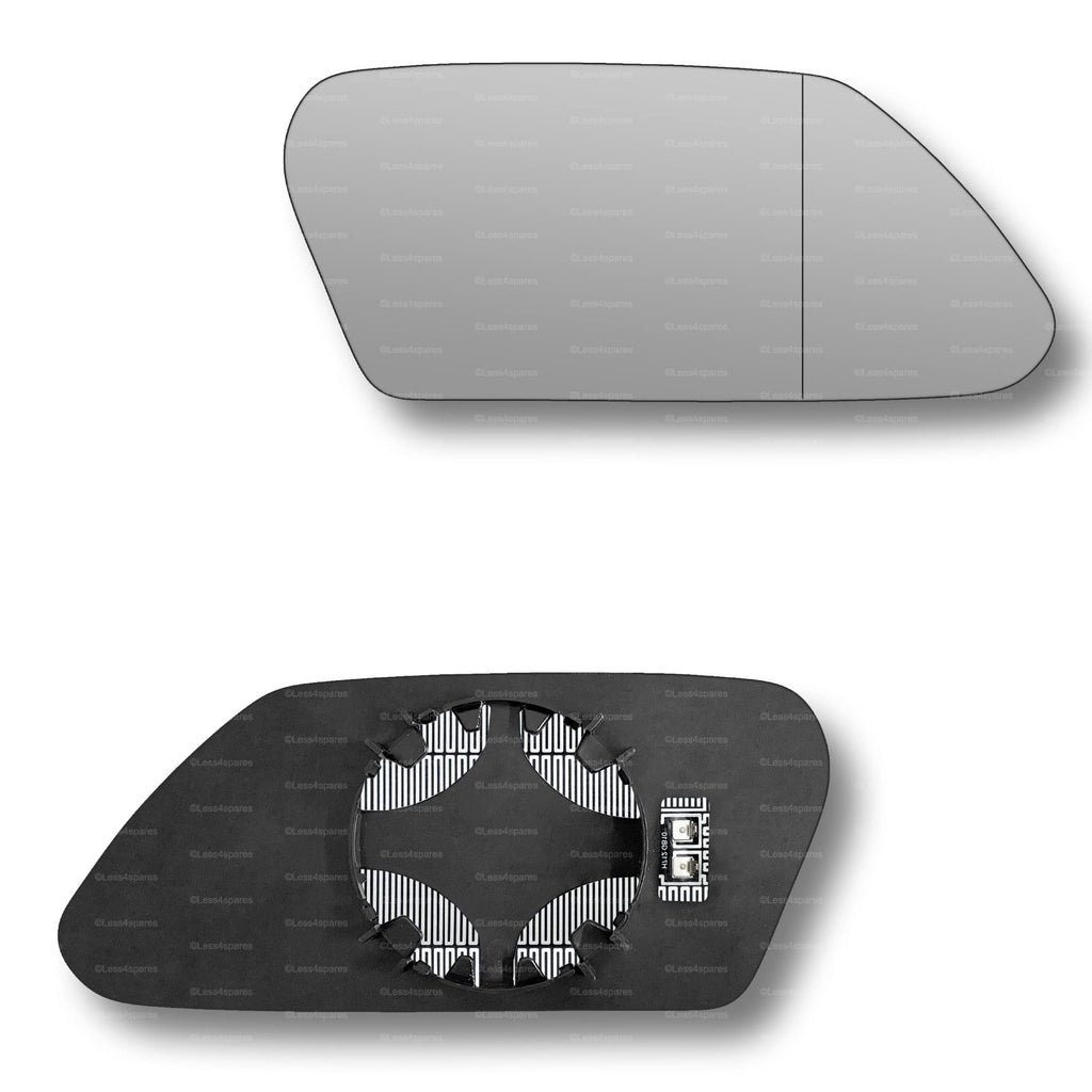 Replacement Wing Mirror Glass Right for Ford Mondeo 2001-2003 Clip-On Driver Off side Heated with Blind Spot