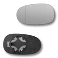 Replacement Wing Mirror Glass Left for Jaguar XJ 2003-2007 Clip-On Passenger Near Side N/S Heated with Blind Spot