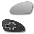 Replacement Wing Mirror Glass Left for Seat Cordoba 2002-2009 Clip-On Passenger Near Side N/S Heated with Blind Spot