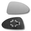 Replacement Wing Mirror Glass Right for Vauxhall Corsa 2014-2020 Clip-On Driver Off side Heated Convex