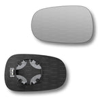 Replacement Wing Mirror Glass Left for Dacia Logan 2004-2008 Clip-On Passenger Near Side N/S Heated Convex