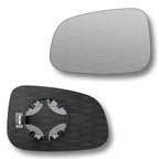 Replacement Wing Mirror Glass Left for Jaguar X-Type 2008-2009 Clip-On Passenger Near Side N/S Heated Convex