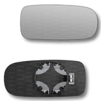 Replacement Wing Mirror Glass Right for Jaguar XJ 1994-2002 Clip-On Driver Off side Heated Convex
