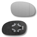 Replacement Wing Mirror Glass Right for Peugeot 206 1998-2010 Clip-On Driver Off side Heated with Blind Spot