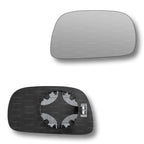 Replacement Wing Mirror Glass Right for Suzuki Wagon R 2000-2007 Clip-On Driver Off side Heated Convex