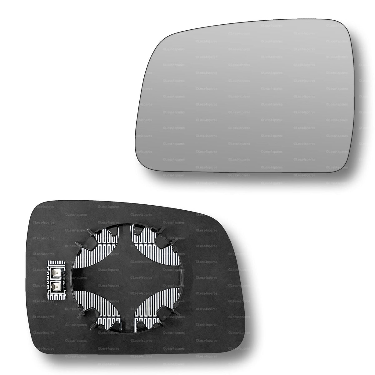Replacement Wing Mirror Glass Left for Land Rover Range Rover Sport 2010-2013 Clip-On Passenger Near Side N/S Heated Convex